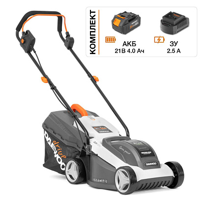 Аккумуляторная газонокосилка DAEWOO LA 3321Li SET